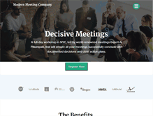 Tablet Screenshot of modernmeetingstandard.com
